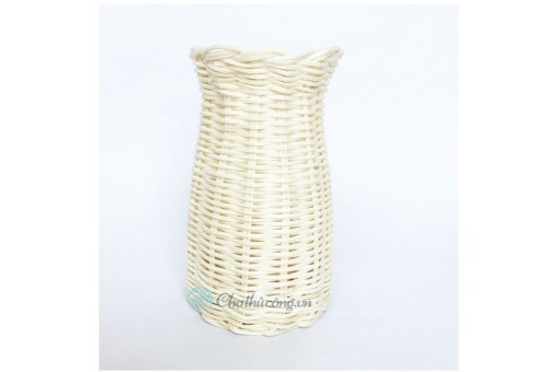 Lọ hoa đan mây tự nhiên - Bình cắm hoa mây tre đan thủ công